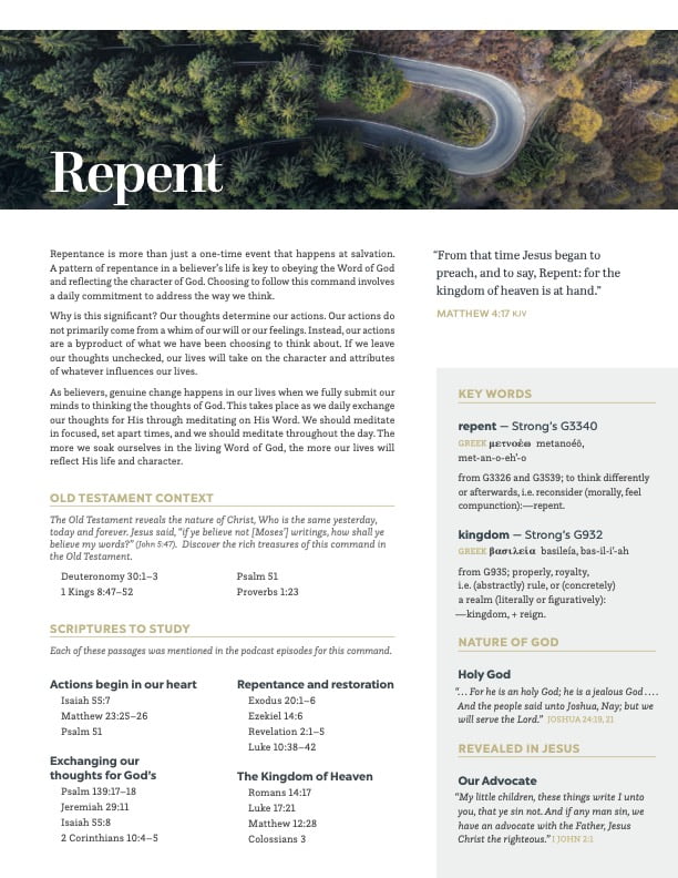 Lay Up Treasures - Podcast Study Guide